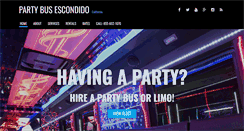 Desktop Screenshot of partybusescondido.com